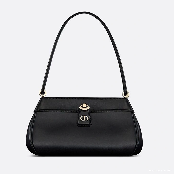 Cheap Box Calfskin Small Black Bag Key Dior 0717 Luxury